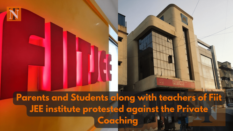 Parents and Students Protested Against Fiit Jee Coaching Institute Nagpur